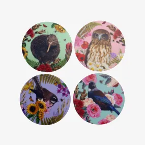 Coasters - Bright NZ Birds - Set of 4