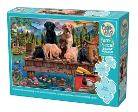 Cobble Hill Family Puzzle - Pups and Ducks