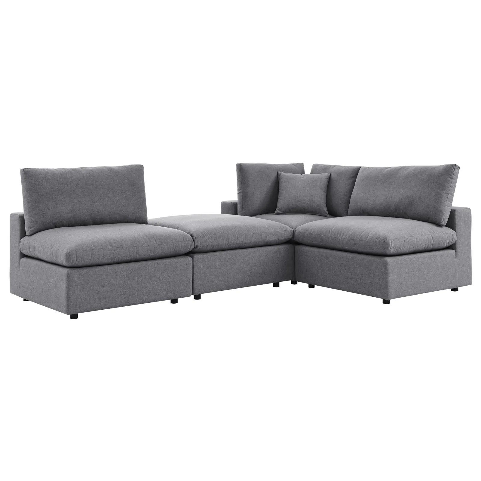 Commix 4-Piece Sunbrella® Outdoor Patio Sectional Sofa by Modway