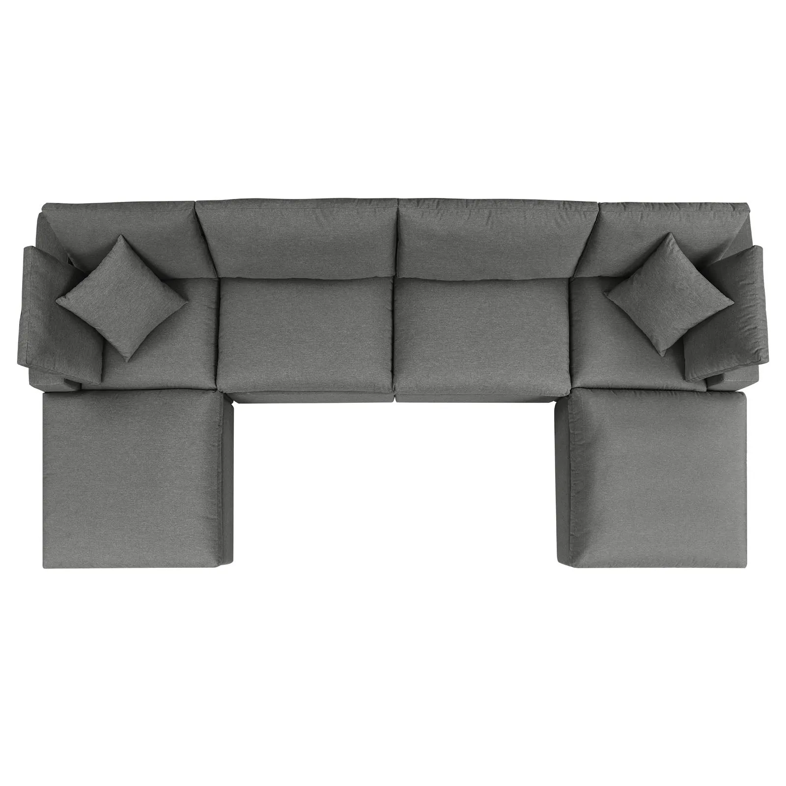 Commix 6-Piece Outdoor Patio Sectional Sofa by Modway