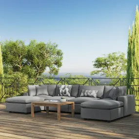 Commix 6-Piece Outdoor Patio Sectional Sofa by Modway