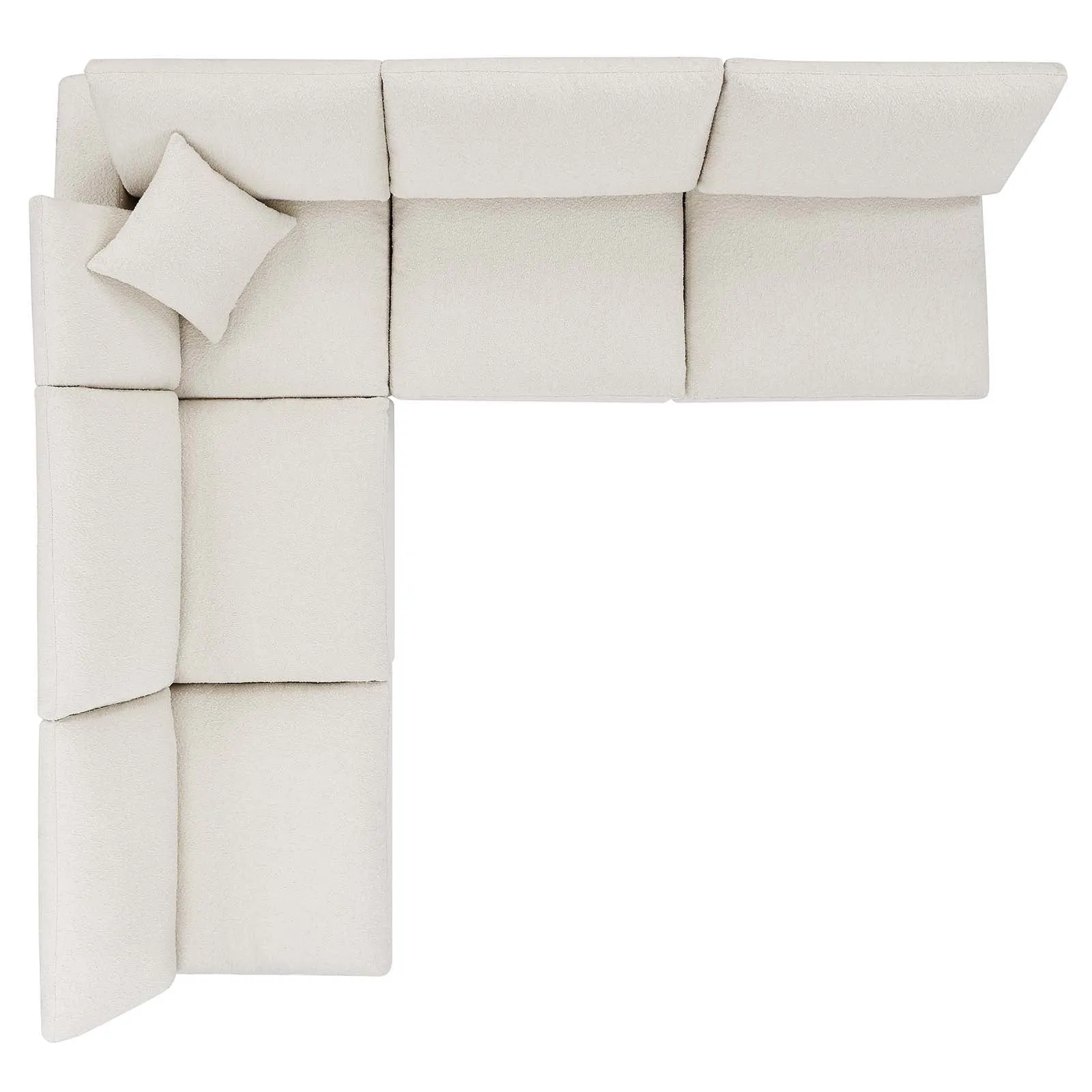 Commix Armless Corner Sectional by Modway