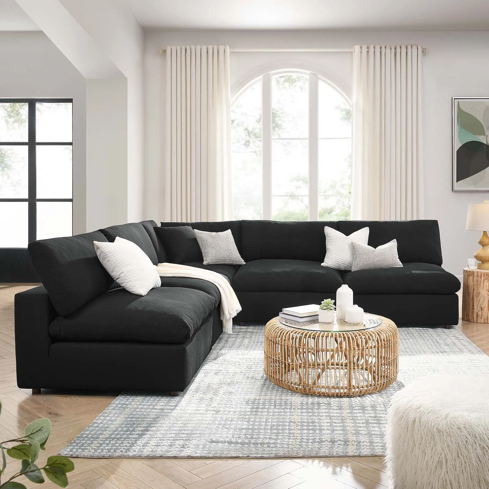 Commix Armless Corner Sectional by Modway