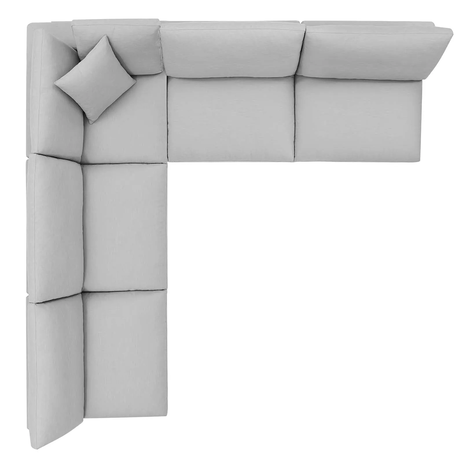 Commix Armless Corner Sectional by Modway