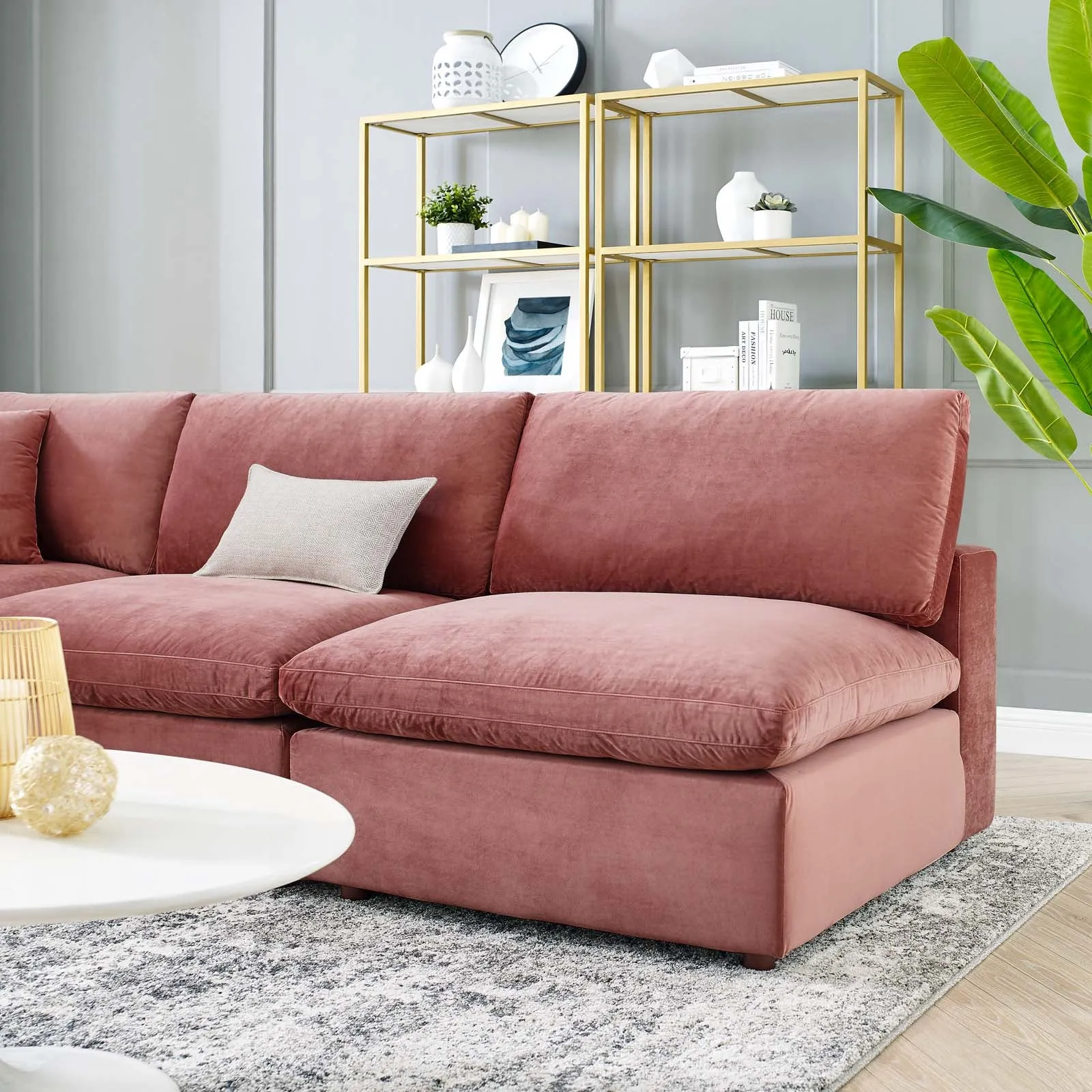 Commix Armless Corner Sectional by Modway