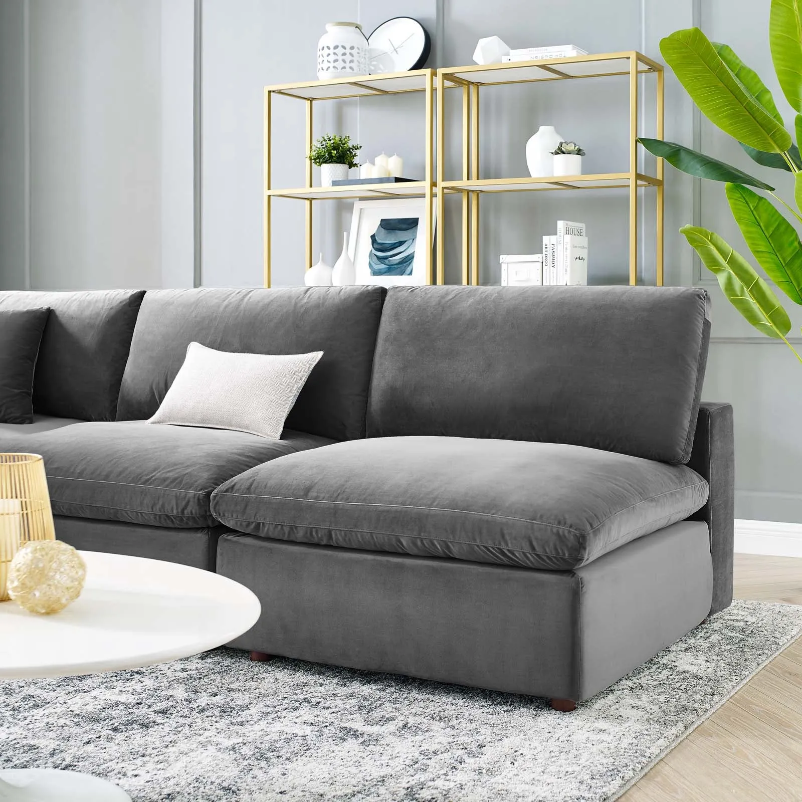 Commix Armless Corner Sectional by Modway