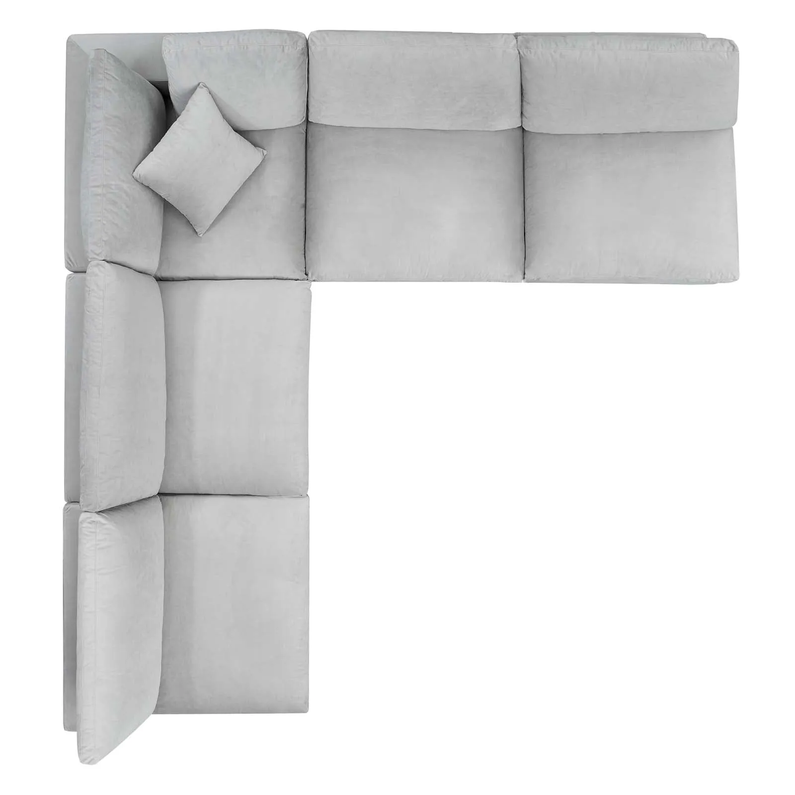 Commix Armless Corner Sectional by Modway