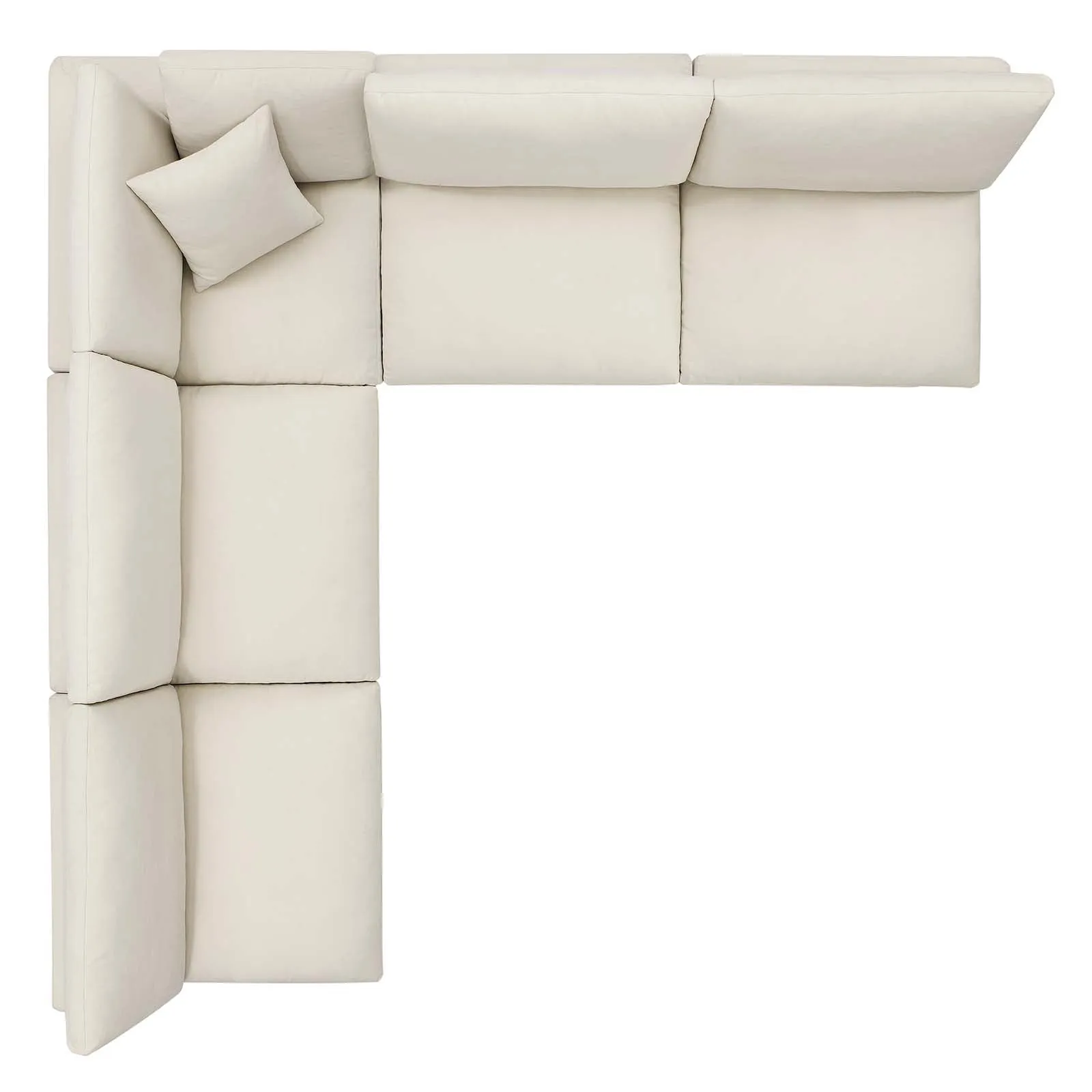 Commix Armless Corner Sectional by Modway