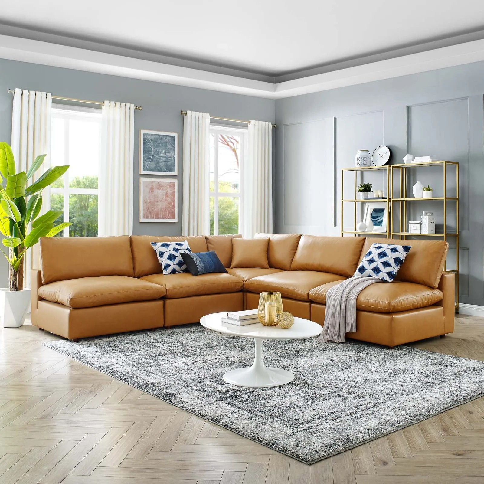 Commix Armless Corner Sectional by Modway