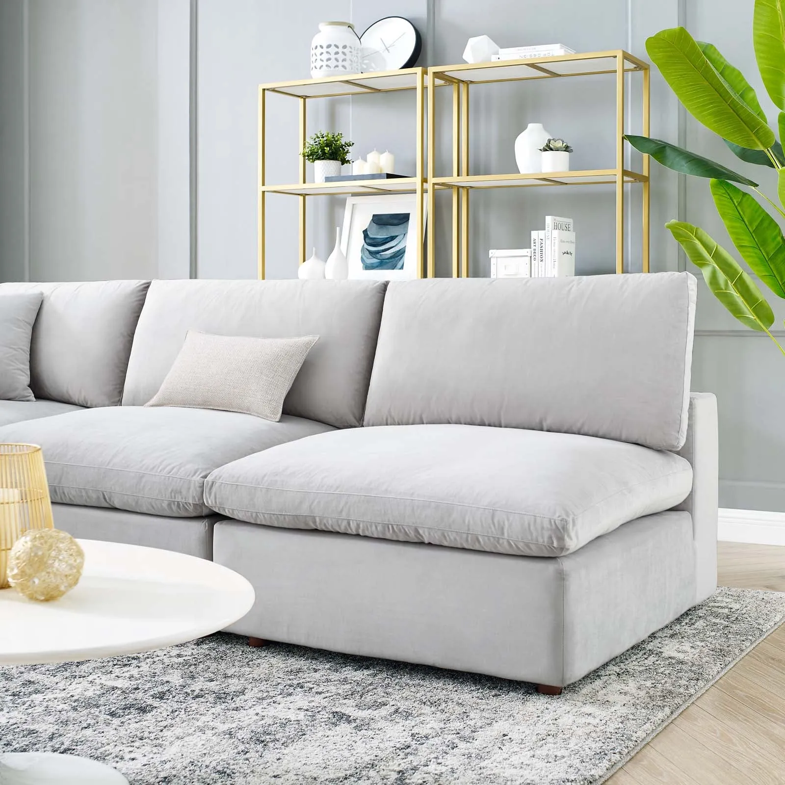 Commix Armless Corner Sectional by Modway