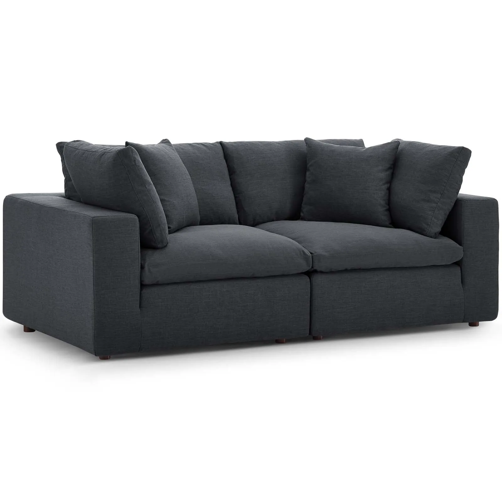 Commix Down Filled Overstuffed 2 Piece Sectional Sofa Set by Modway