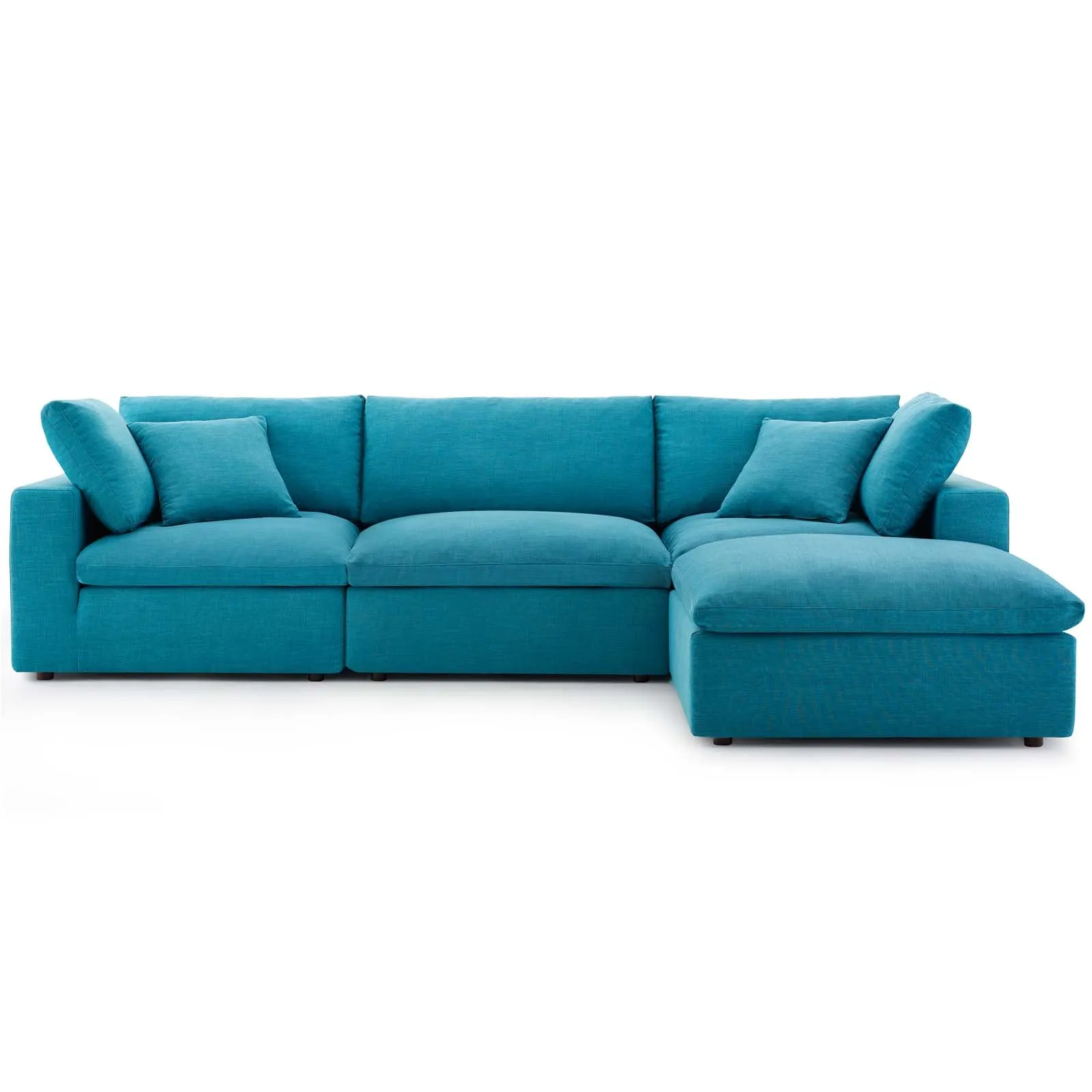 Commix Down Filled Overstuffed 4 Piece Sectional Sofa Set by Modway