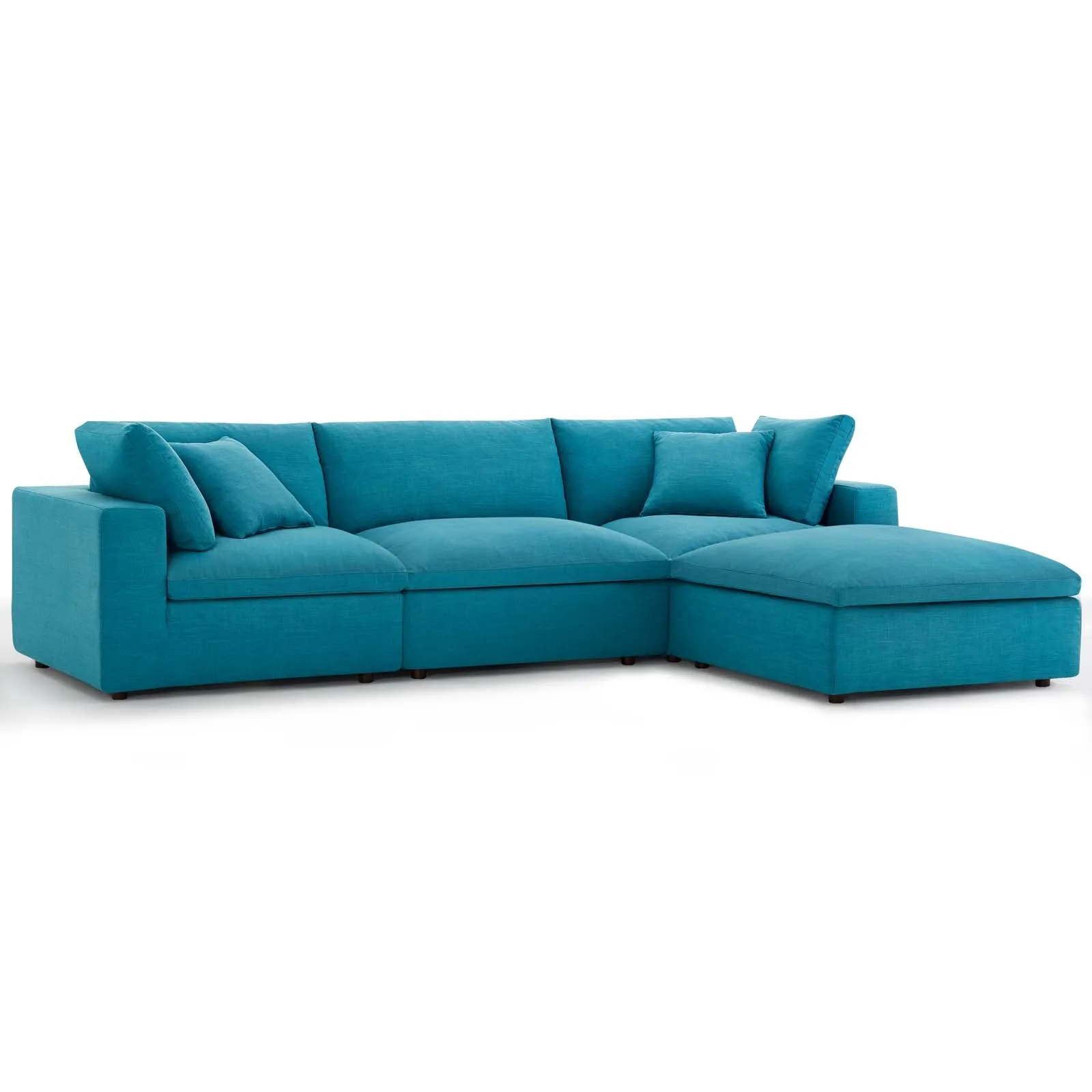 Commix Down Filled Overstuffed 4 Piece Sectional Sofa Set by Modway