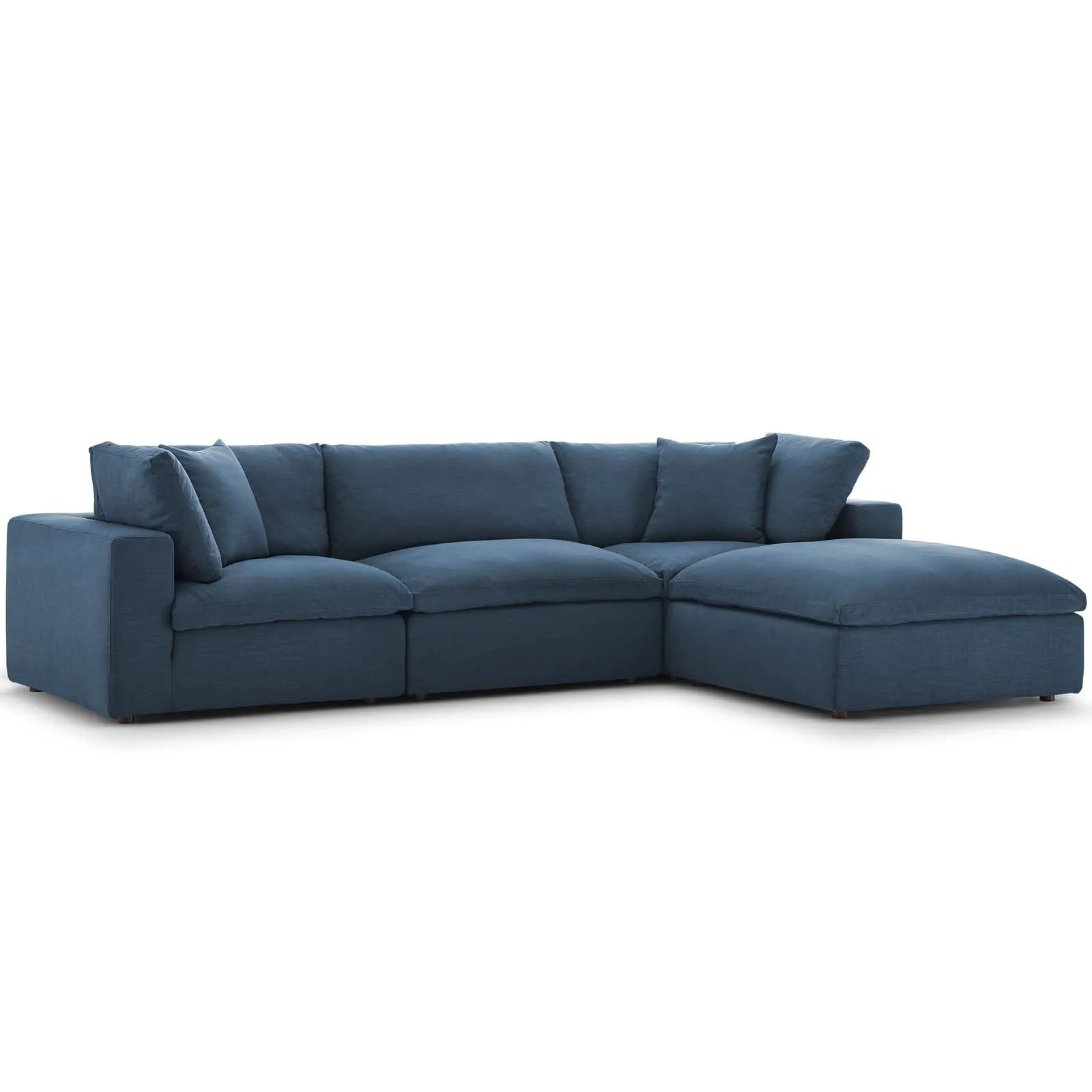 Commix Down Filled Overstuffed 4 Piece Sectional Sofa Set by Modway