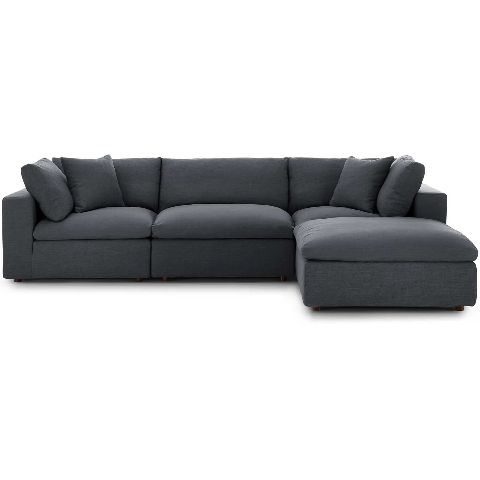 Commix Down Filled Overstuffed 4 Piece Sectional Sofa Set by Modway