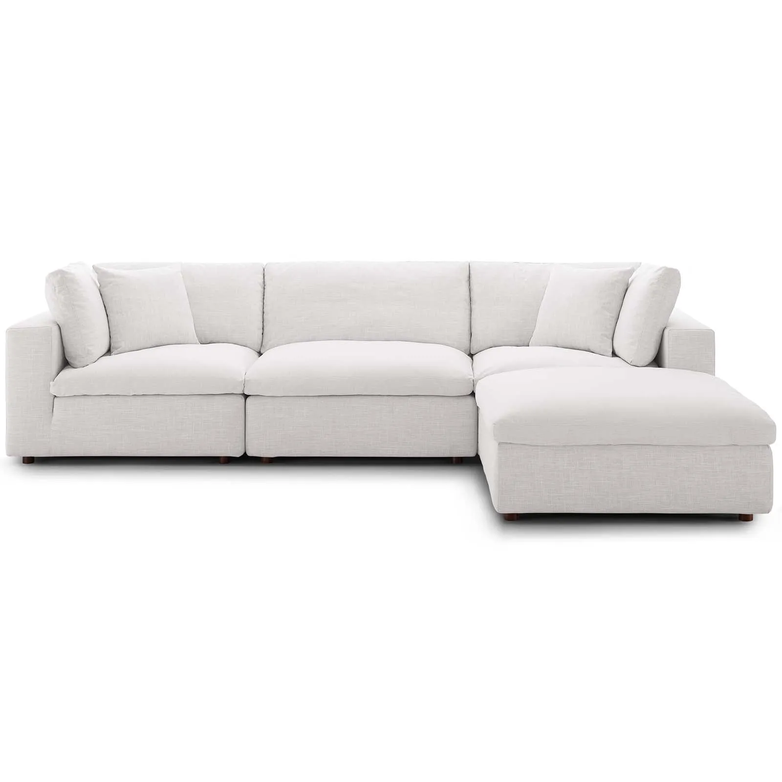 Commix Down Filled Overstuffed 4 Piece Sectional Sofa Set by Modway