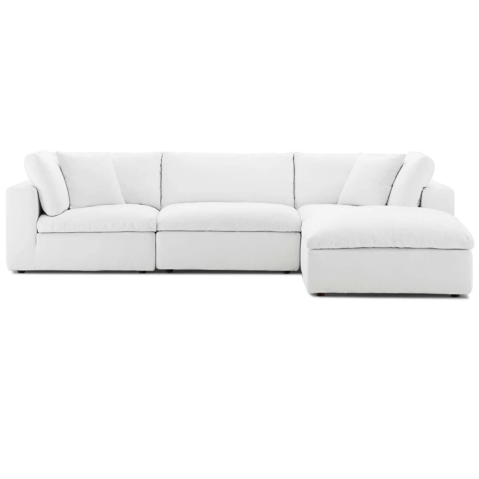 Commix Down Filled Overstuffed 4 Piece Sectional Sofa Set by Modway