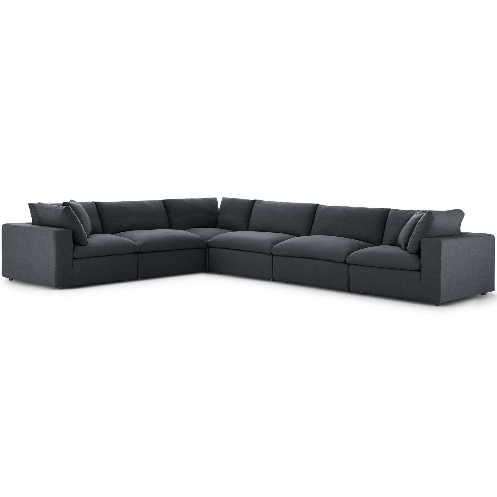 Commix Down Filled Overstuffed 6 Piece Sectional Sofa Set by Modway