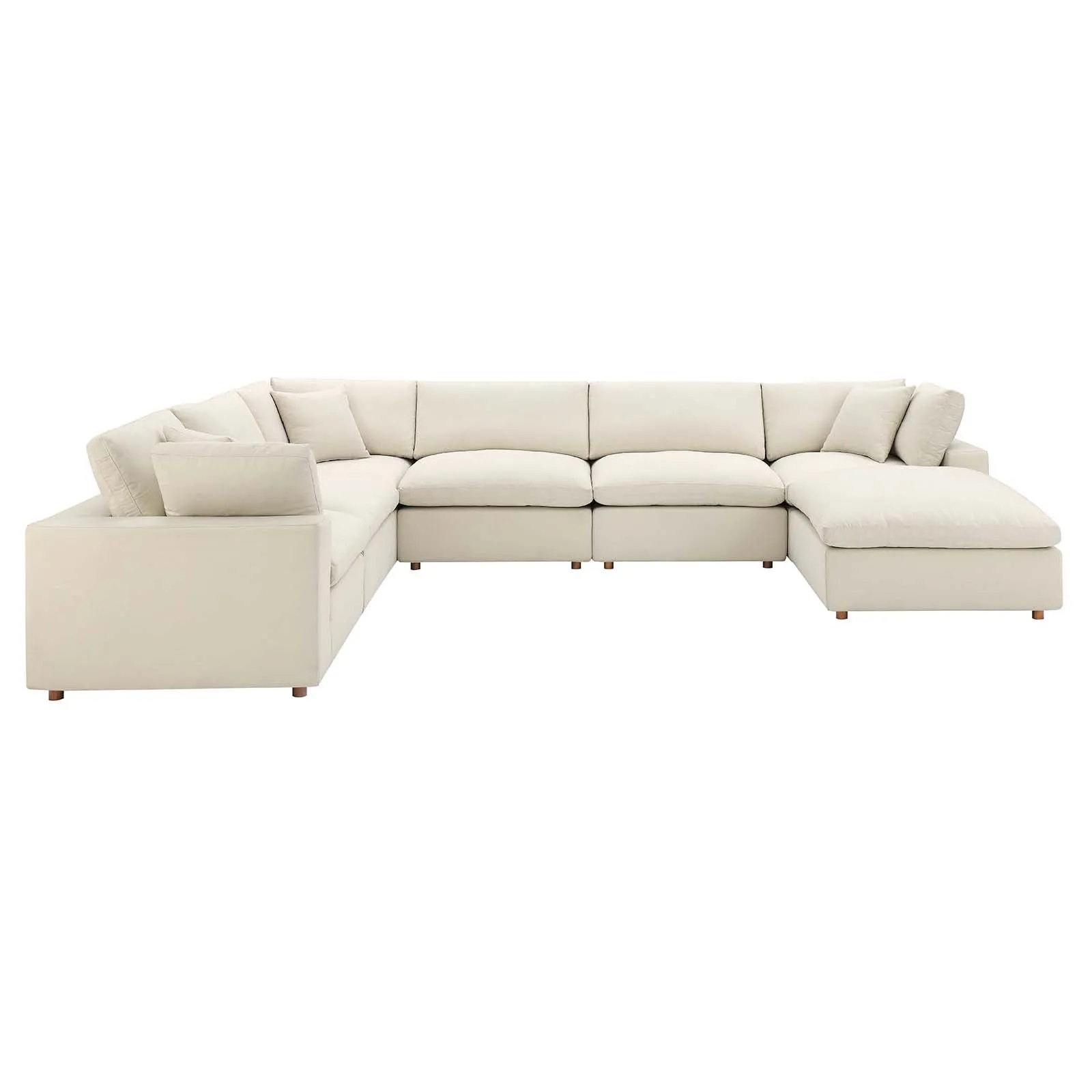 Commix Down Filled Overstuffed 7-Piece Sectional Sofa by Modway