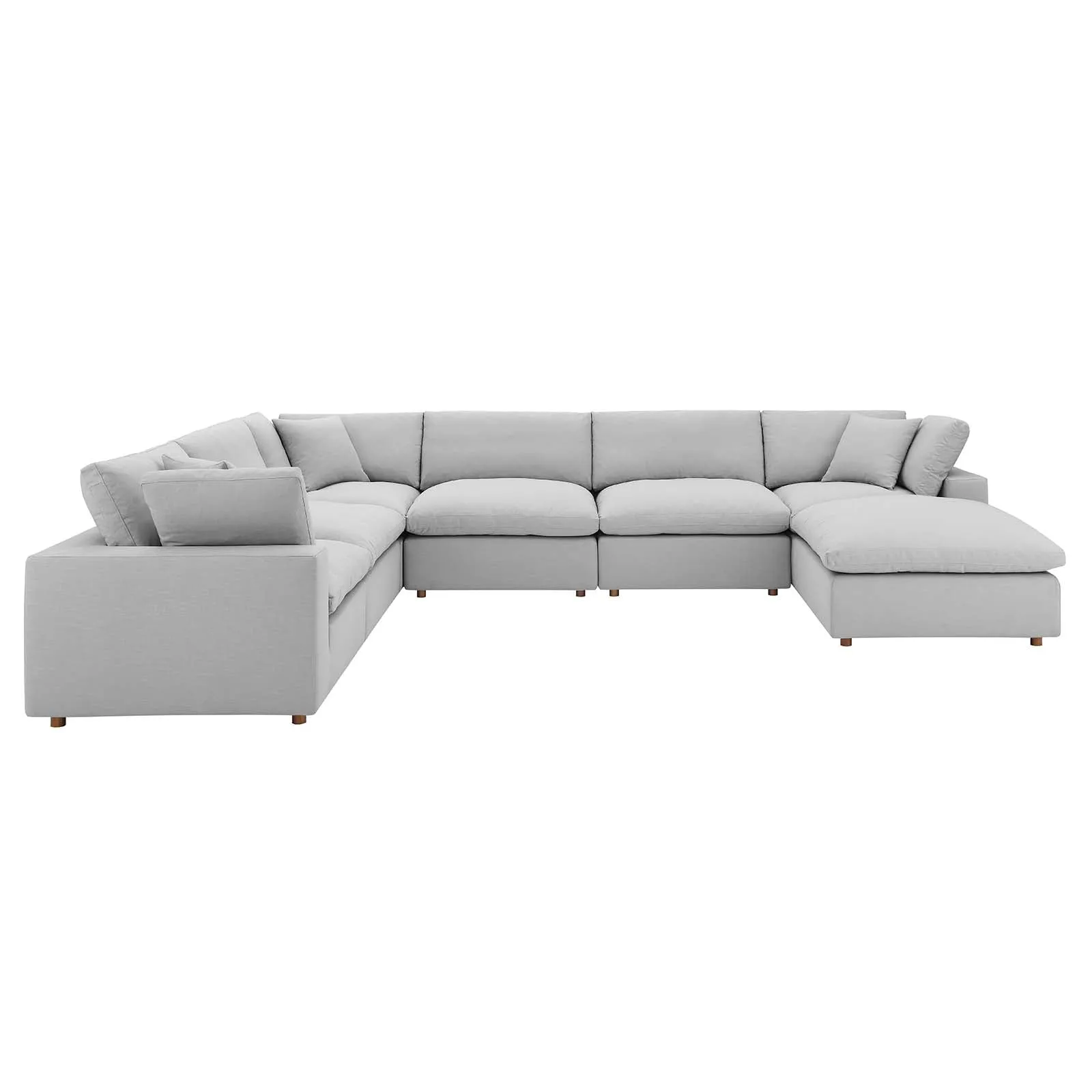 Commix Down Filled Overstuffed 7-Piece Sectional Sofa by Modway