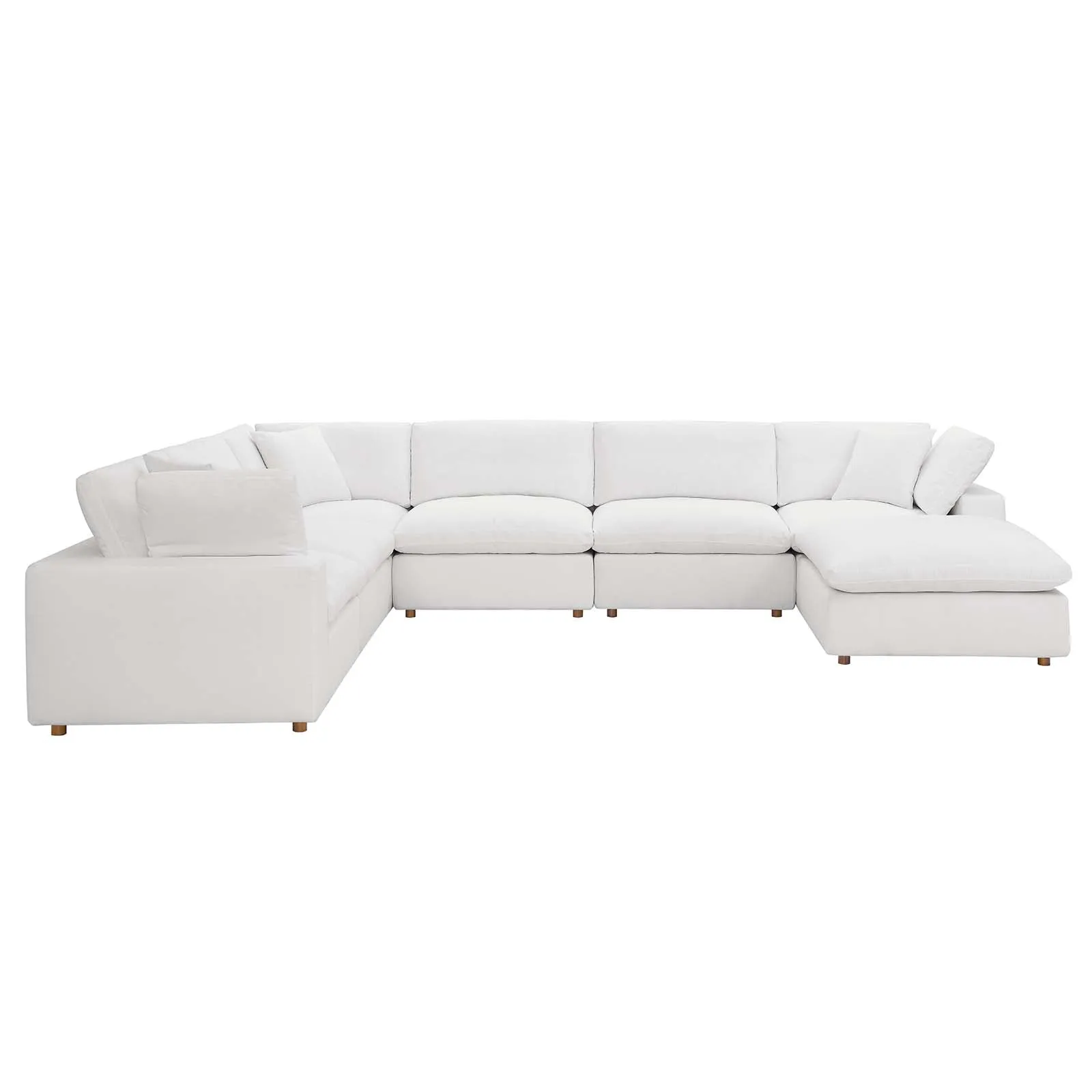 Commix Down Filled Overstuffed 7-Piece Sectional Sofa by Modway