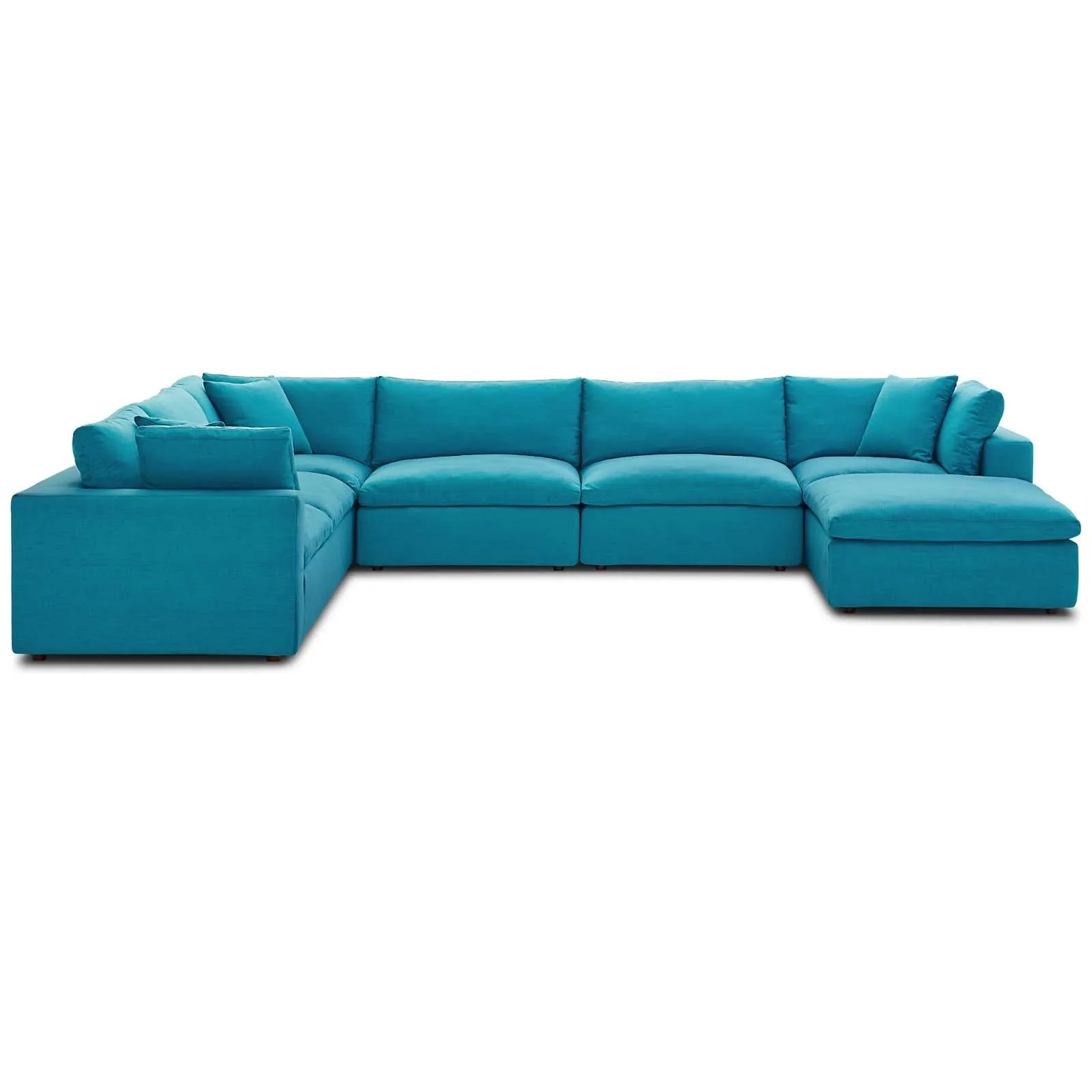 Commix Down Filled Overstuffed 7 Piece Sectional Sofa Set by Modway