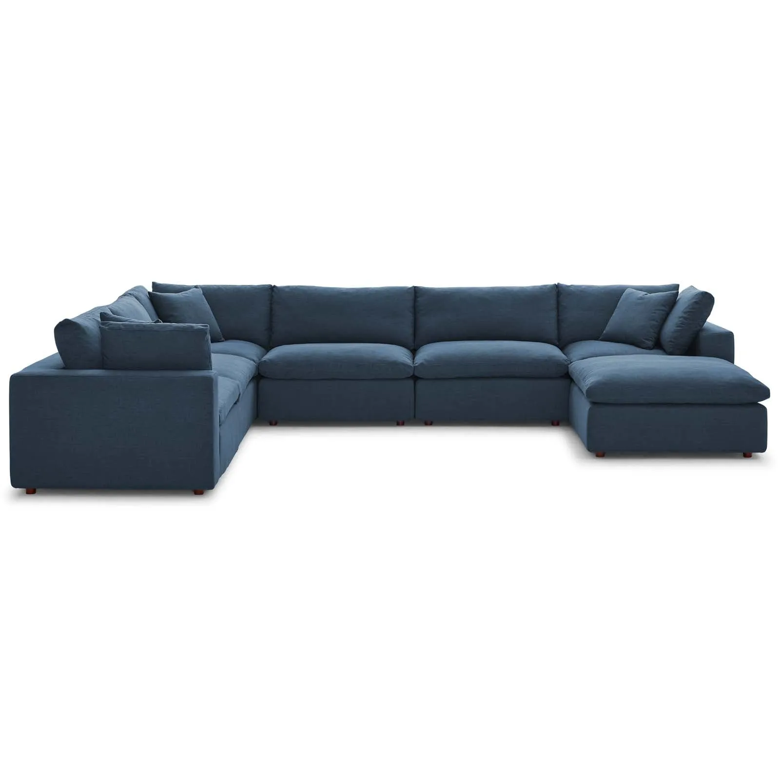 Commix Down Filled Overstuffed 7 Piece Sectional Sofa Set by Modway