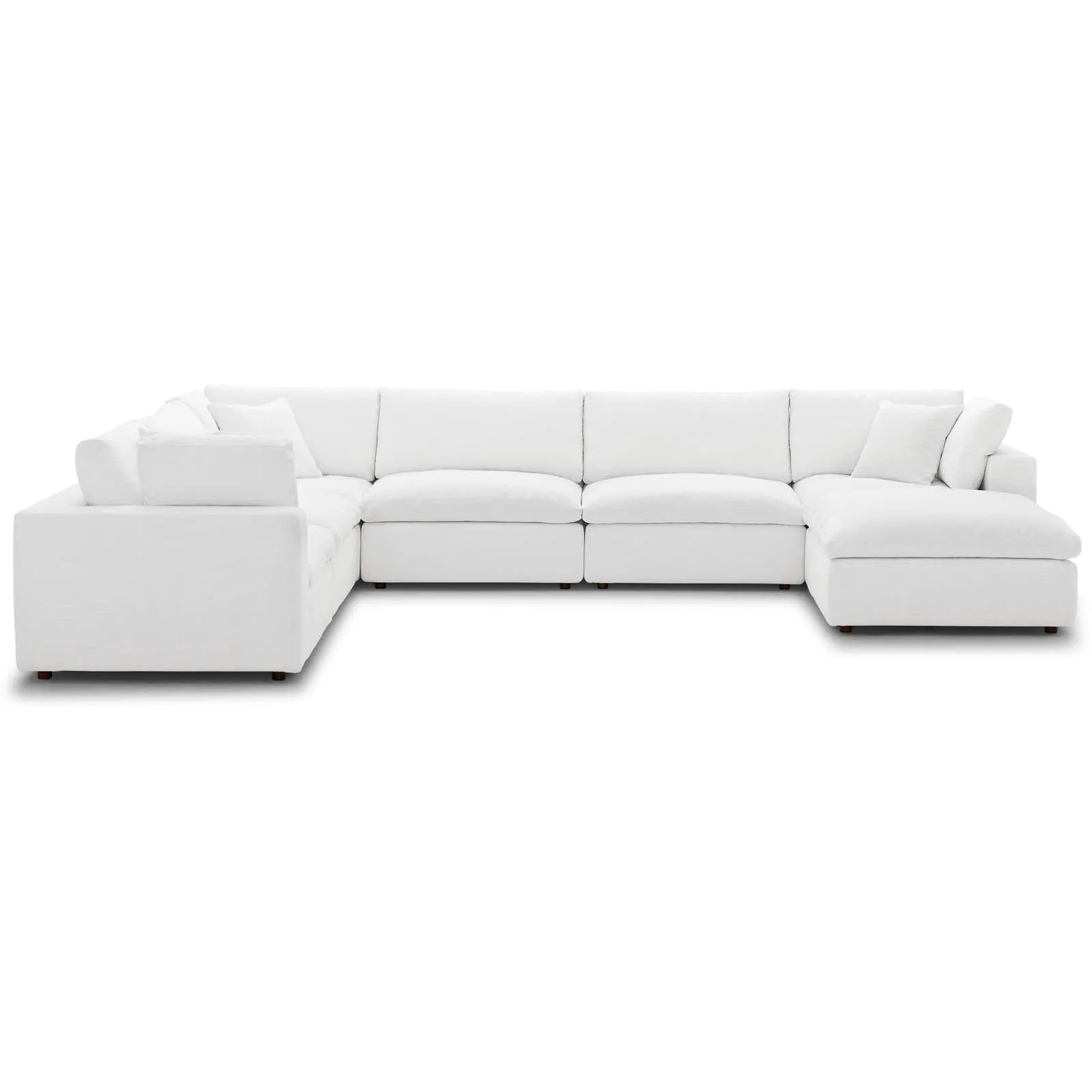 Commix Down Filled Overstuffed 7 Piece Sectional Sofa Set by Modway