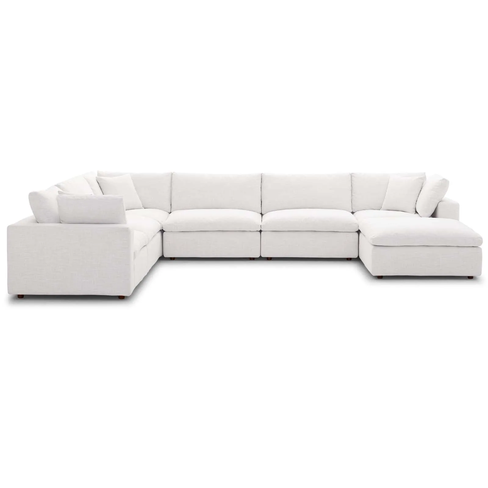 Commix Down Filled Overstuffed 7 Piece Sectional Sofa Set by Modway