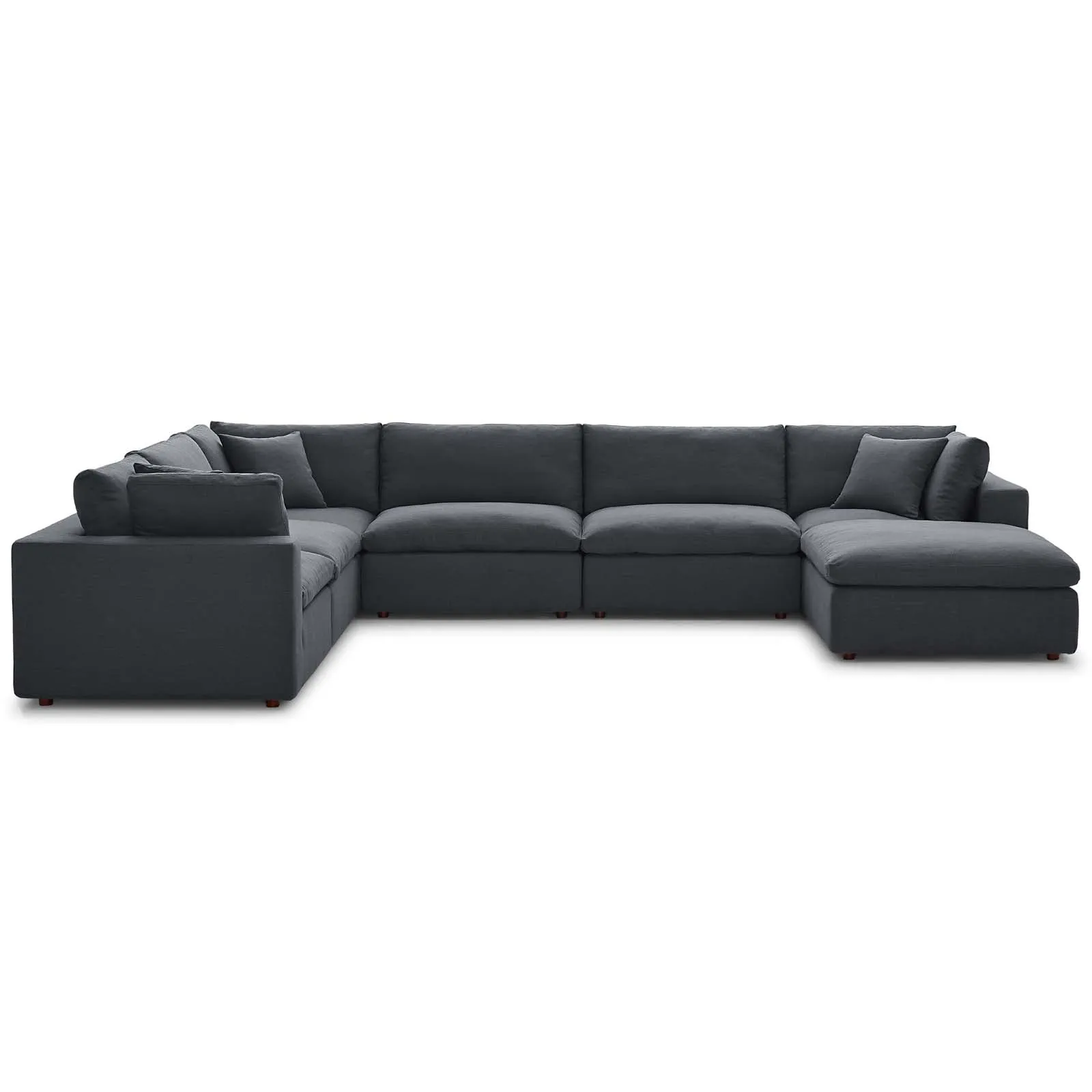 Commix Down Filled Overstuffed 7 Piece Sectional Sofa Set by Modway