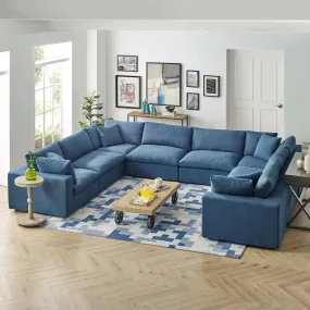 Commix Down Filled Overstuffed 8 Piece Sectional Sofa Set by Modway