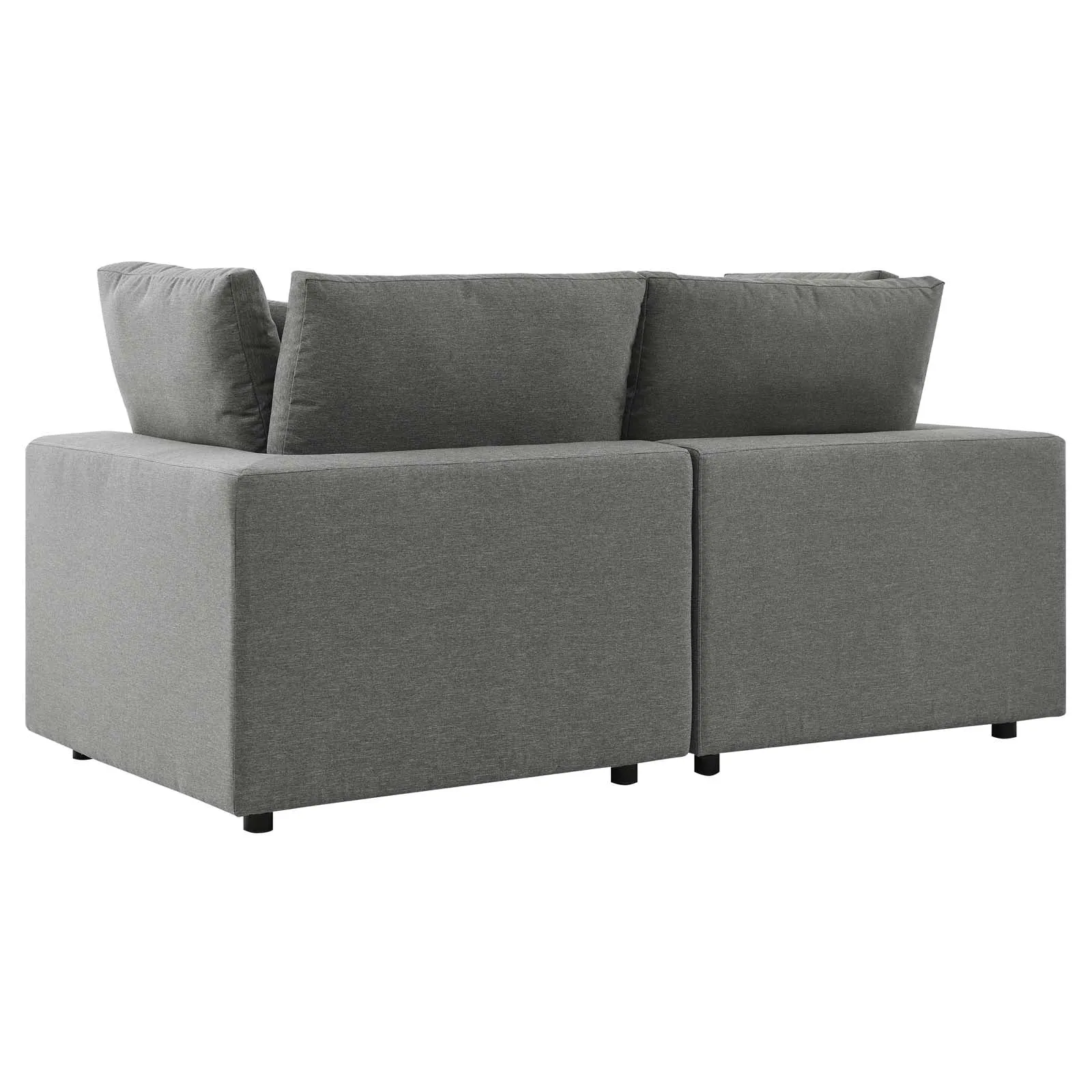 Commix Outdoor Patio Overstuffed Outdoor Patio Loveseat by Modway