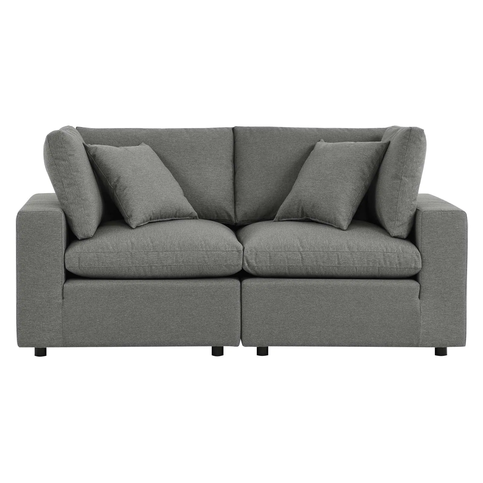 Commix Outdoor Patio Overstuffed Outdoor Patio Loveseat by Modway