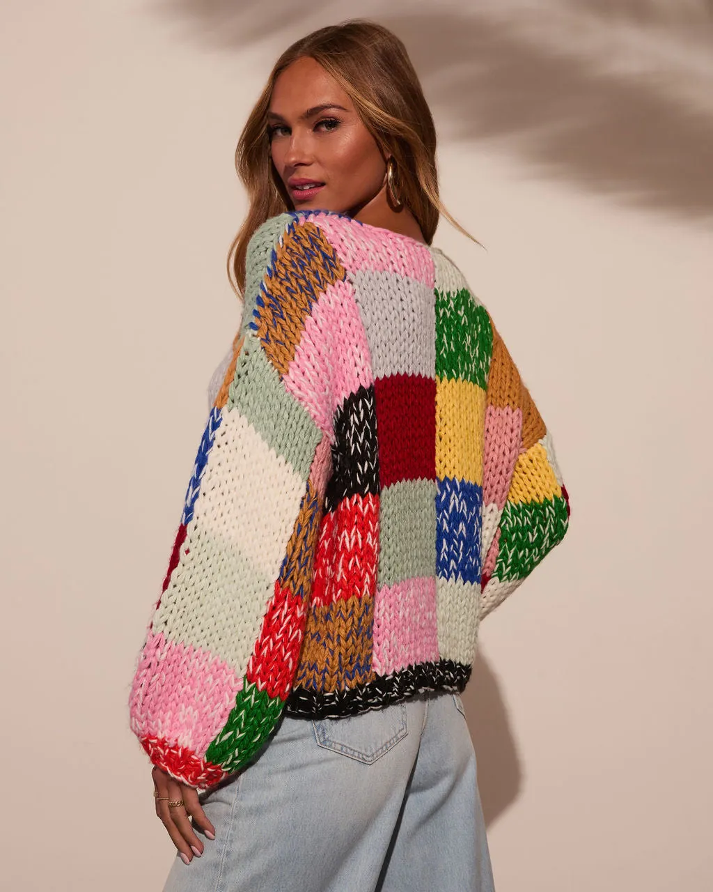 Cozy Cabin Color Block Sweater