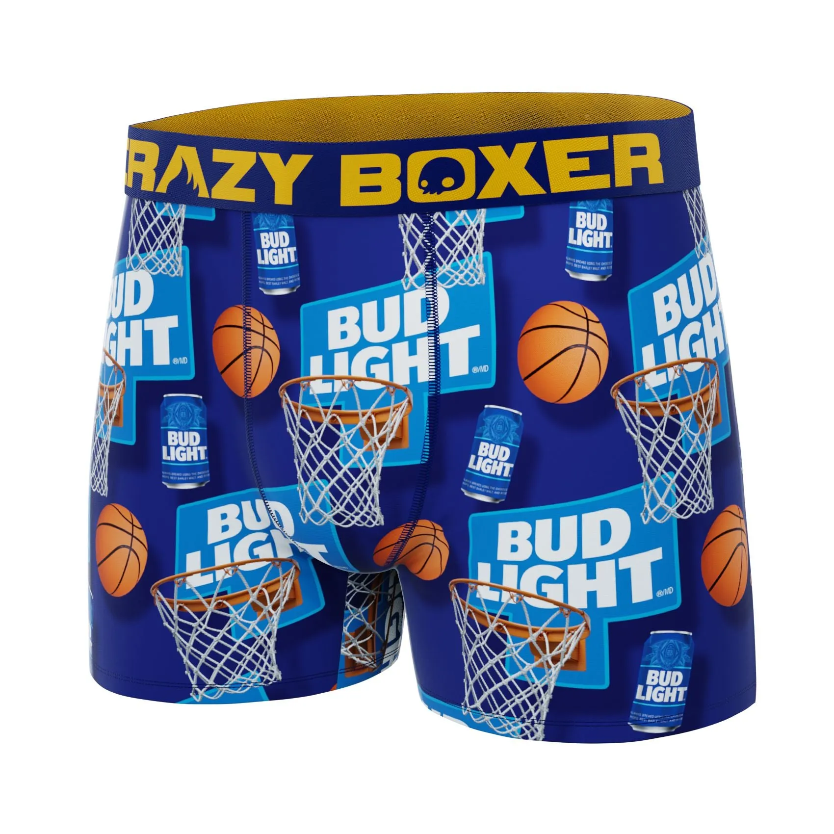 CRAZYBOXER Bud Light Basketball Men's Boxer Briefs