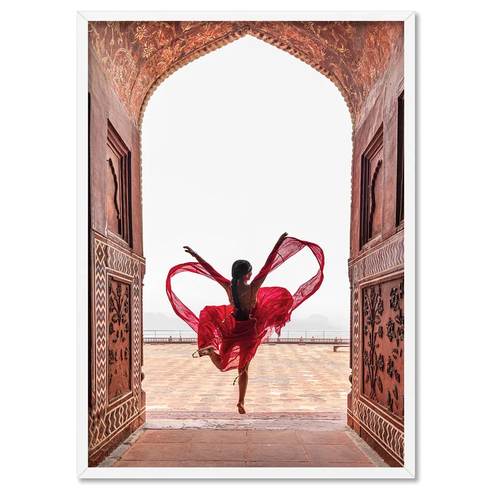 Doorway to Taj Mahal - Art Print