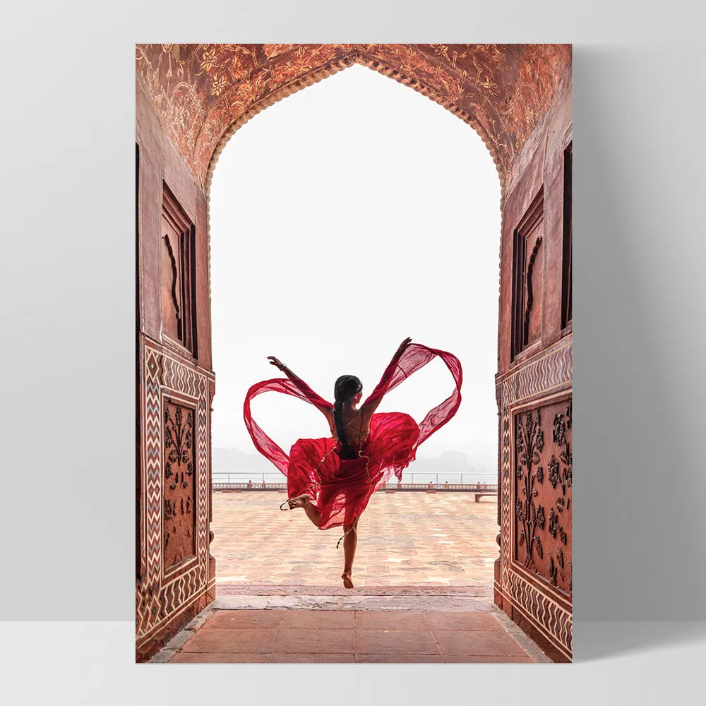 Doorway to Taj Mahal - Art Print