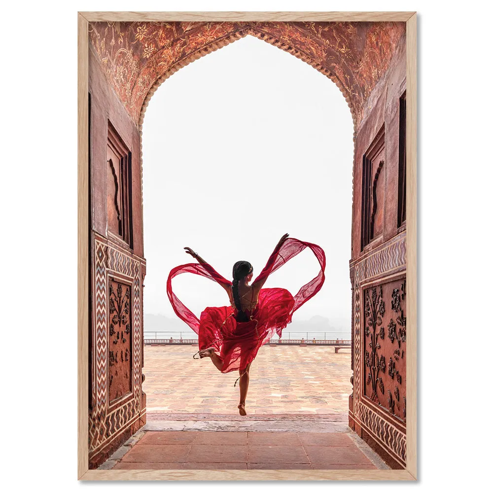 Doorway to Taj Mahal - Art Print