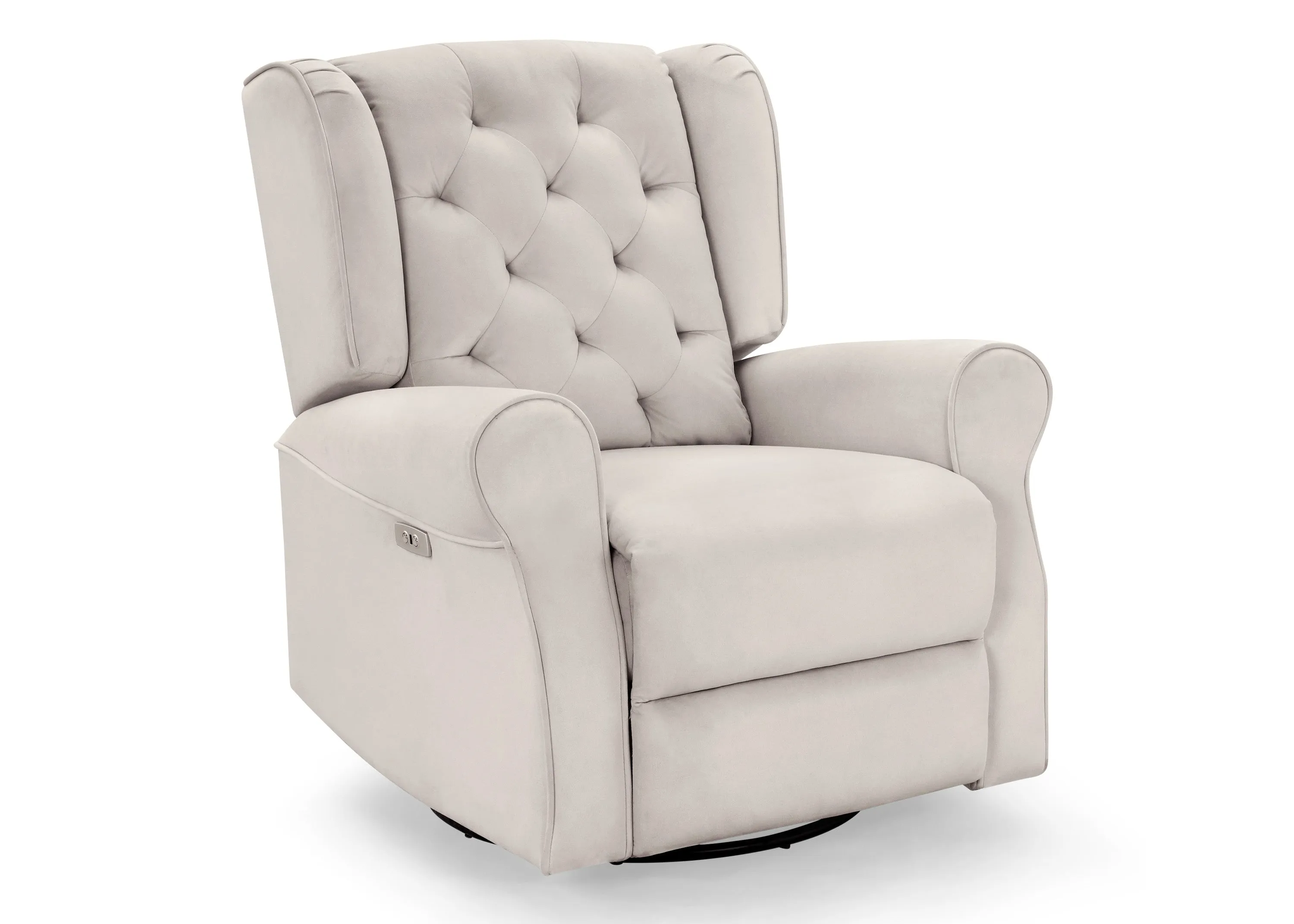 Emmie Electronic Power Recliner and Swivel Glider with USB Port in LiveSmart Performance Fabric