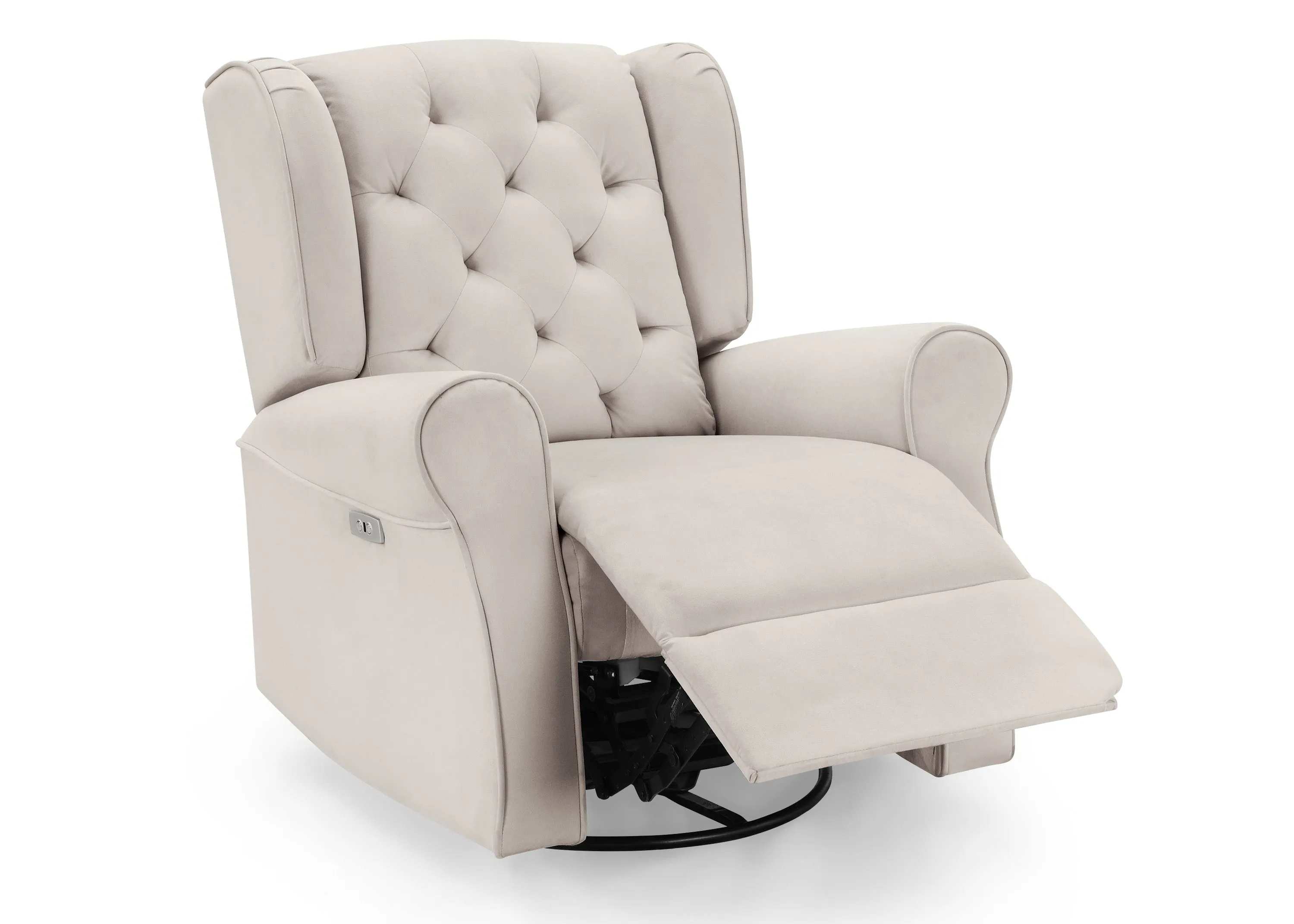 Emmie Electronic Power Recliner and Swivel Glider with USB Port in LiveSmart Performance Fabric