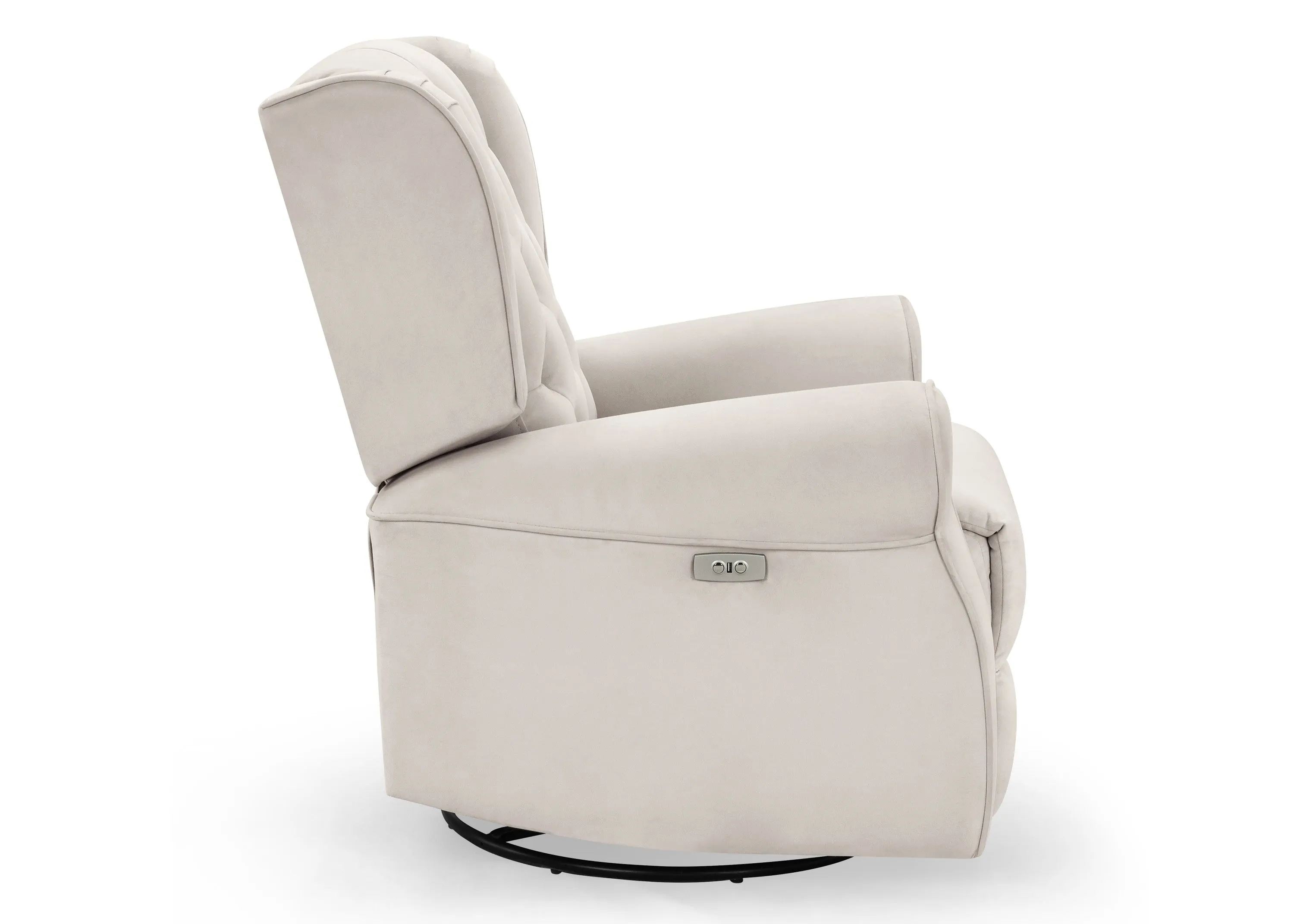 Emmie Electronic Power Recliner and Swivel Glider with USB Port in LiveSmart Performance Fabric