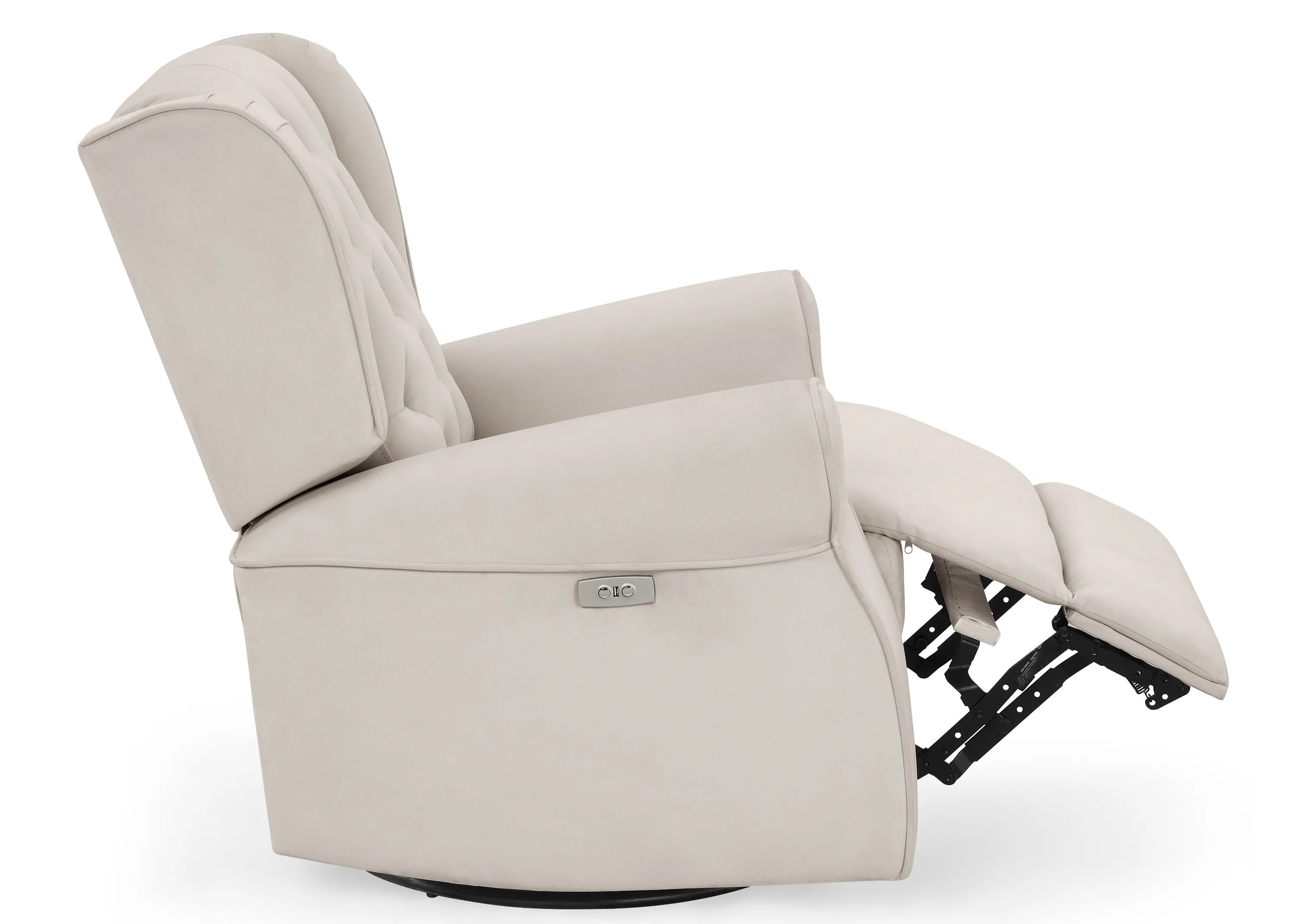 Emmie Electronic Power Recliner and Swivel Glider with USB Port in LiveSmart Performance Fabric