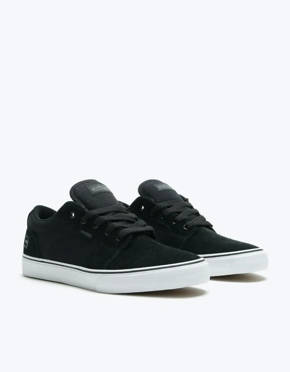 Etnies Barge LS Skate Shoes - Black/White/Black