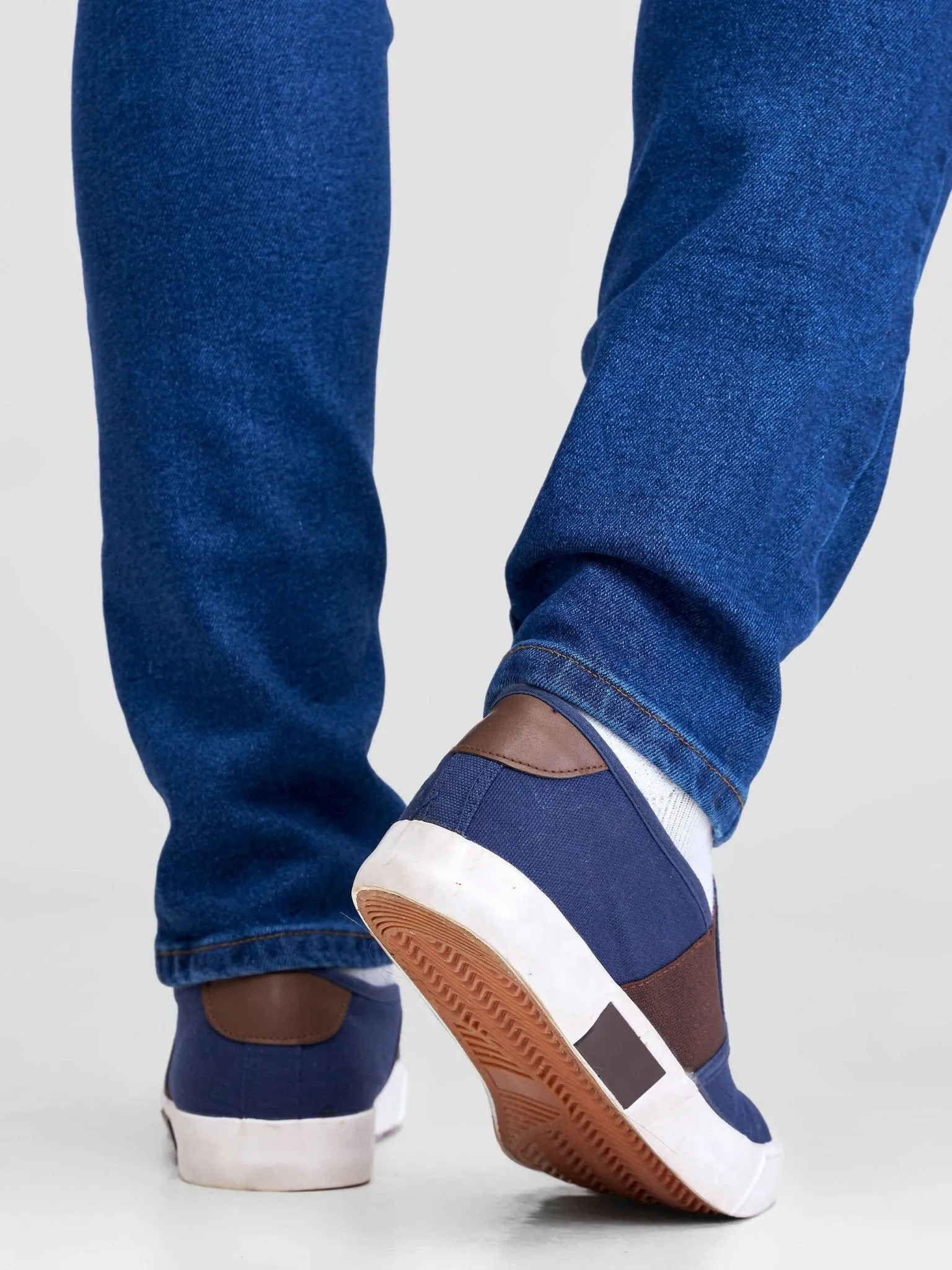 Fancy Tiger Store Unique Canvas Shoes - Blue / White