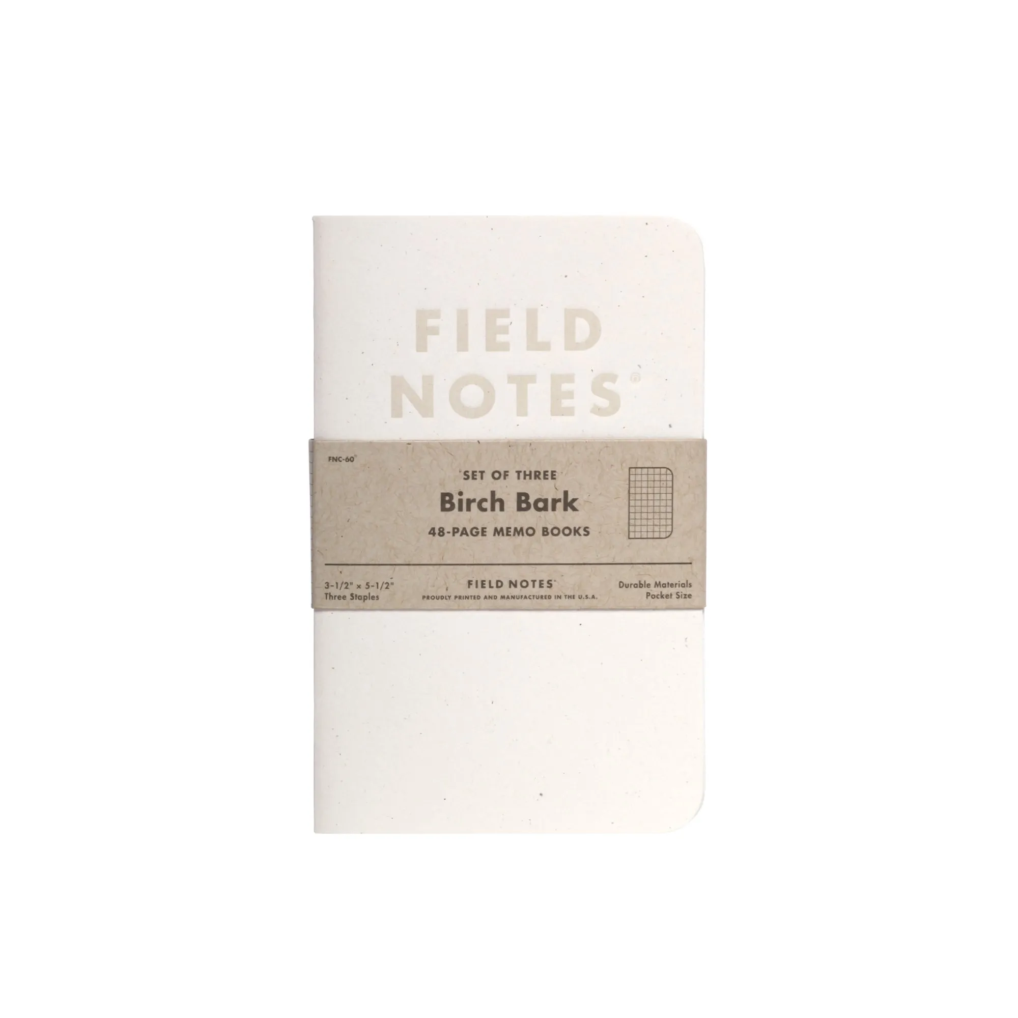 Field Notes Birch Bark Notebook (3-pack)