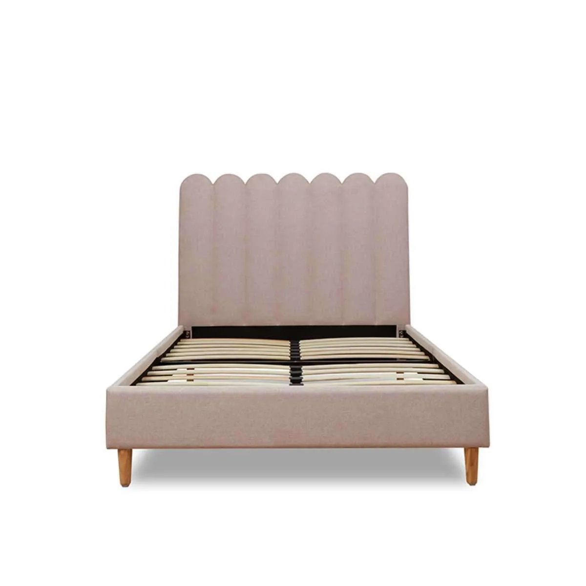 Fiona King Single Bed - Dusty Pink