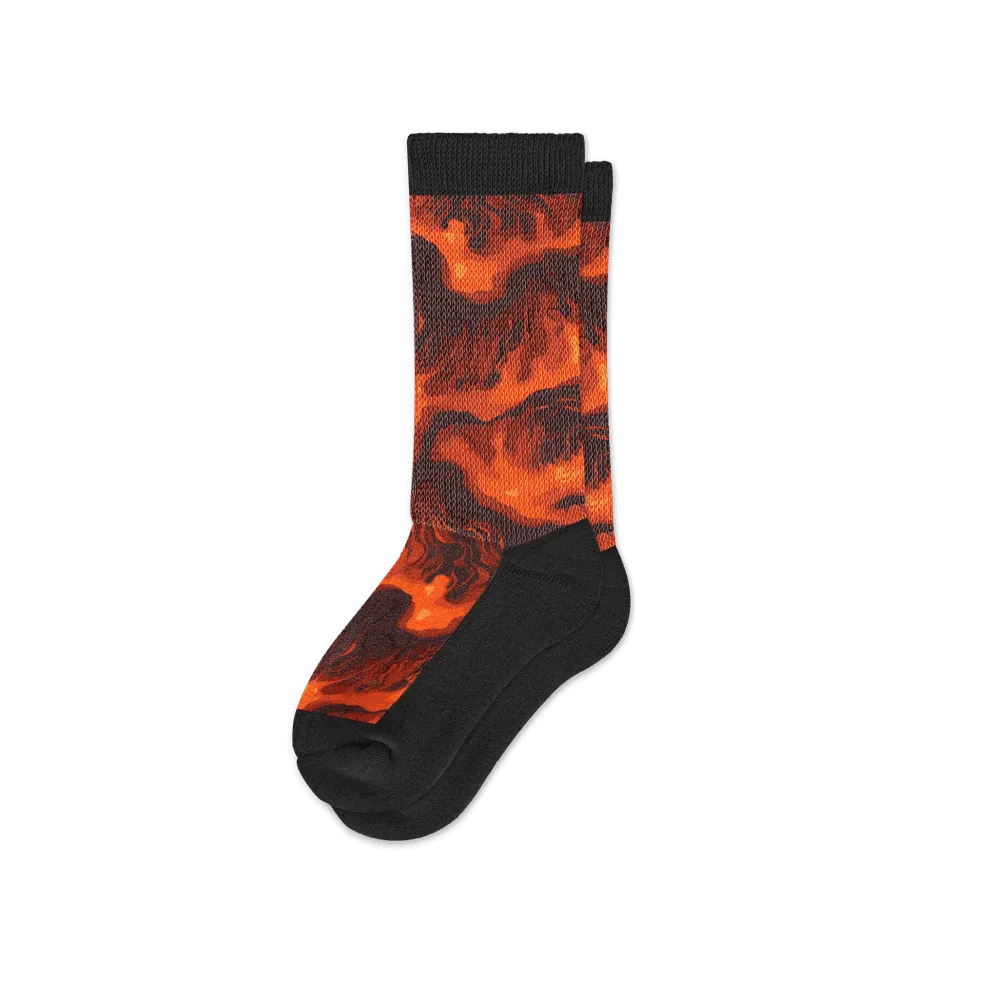 Floor Is Lava EasyStretch™ Diabetic Socks