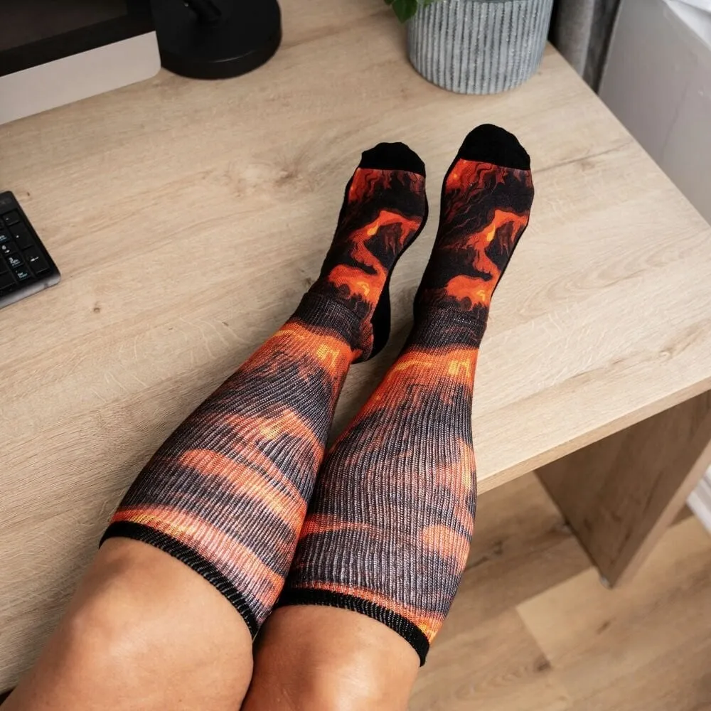 Floor Is Lava EasyStretch™ Diabetic Socks