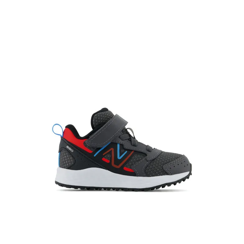 Fresh Foam 650 Bungee Lace with Top Strap - Magnet with Neo Flame and Vibrant Sky - Kids