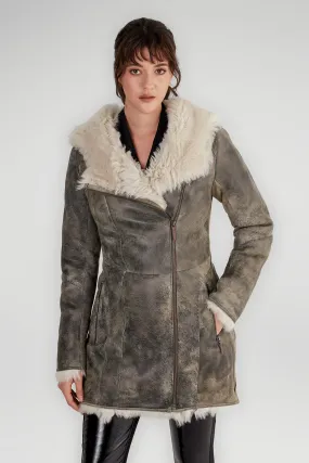 Green Shearling Coat